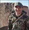  ?? THE CANADIAN PRESS ?? Nazzareno Tassone was killed while fighting ISIL militants in Syria.