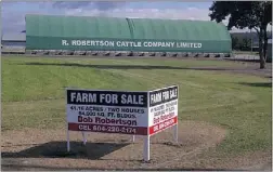  ??  ?? Bob Robertson has put his Delta farm up for sale after a court ruled he is not allowed to store non- farm vehicles on the site.