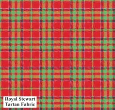  ??  ?? Royal Stewart Tartan Fabric