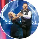 ?? ?? Eli Matthewson and Jonny Williams were a shock exit from last weekend’s DWTS while Dave Letele and Kristie Williams, above, are still in – but the show’s producers have assured viewers that all contestant­s’ charities will benefit equally from being involved.