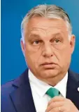 ?? Foto: dpa ?? Viktor Orbán hat das Blatt im Streit mit der EVP überreizt.