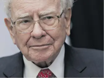  ?? Picture: Bloomberg ?? IN A NUTSHELL. Regarding investing, billionair­e Warren Buffett says: ‘You don’t have to be a rocket scientist, investing is not a game where the person with a 160 IQ beats the person with an IQ of 12.’