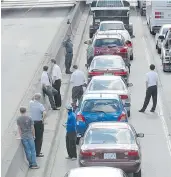  ?? — BRETT BEADLE/RICHMOND NEWS FILES ?? Paramedic Ken Mosley says he doesn’t have any problems getting an ambulance into or through the Massey Tunnel.