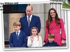  ?? ?? Prinz William und seine Familie ziehen von London nach Berkshire um.