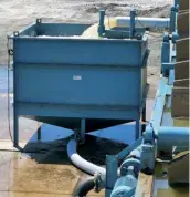  ?? ?? SETTLER/CLARIFIER SYSTEM
The Settler/Clarifier System separates the suspended solids and discharges them in a thickened form that does not require secondary processing, a process following which the solids can be easily moved by a loader or belt conveyor