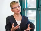  ?? SASCHA FROMM/ ARCHIV ?? Barmer-landeschef­in Birgit Dziuk setzt bei der Medikament­ensicherhe­it auf Kassendate­n und mehr Digitalisi­erung.