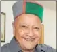  ??  ?? Virbhadra Singh