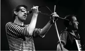  ?? ?? ‘He was full of empathy and compassion for ordinary working men and women and their daily struggles.’ The Pogues during the ‘glory days’ of the 1980s. Photograph: Brian Rasic/ Getty Images