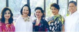  ??  ?? Carrie Bautista, Consul Mellie Ablaza, Norma Francia,Letty Santos, Consul Louie Ablaza