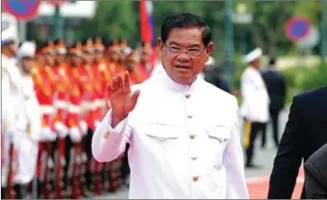  ?? SAR KHENG’S FACEBOOK PAGE ?? Minister of Interior Sar Kheng on Saturday dismissed criticism that the government had violated human rights in its pursuit of suspects implicated in a ‘plot’ to topple the government.