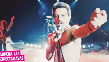  ??  ?? La película protagoniz­ada por Rami Malek como el cantante de Queen, Freddy Mercury, atrajo al público a las salas de cine alrededor del mundo.