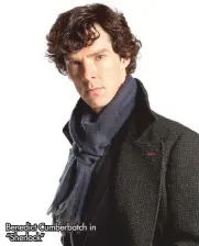  ?? ?? Benedict Cumberbatc­h in “Sherlock”