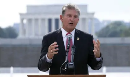  ?? ?? Manchin’s decision has been called ‘nothing short of a death sentence’. Photograph: José Luis Magaña/AP