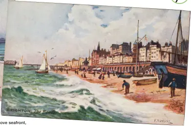  ??  ?? Brighton beach, 1903, also from the CARLI Digital Collection