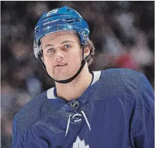  ?? GETTY IMAGES FILE PHOTO ?? William Nylander continues to sit in the early NHL season for the Toronto Maple Leafs, not yet able to reach a deal with the team. The Leafs must sign Nylander by Dec. 1 or he loses the season.