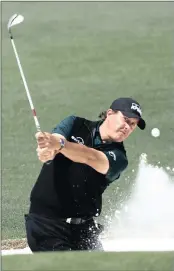  ?? PICTURE: EPA ?? LEFTY: American Phil Mickelson hits out of a bunker during this year’s US Masters at the Augusta National Golf Club in Augusta, Georgia.