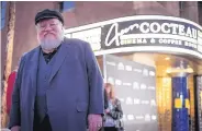  ?? MORGAN PETROSKI/JOURNAL ?? George R.R. Martin at the “Game of Thrones” Season 5 premiere in Santa Fe at the Jean Cocteau Cinema in March 2015.