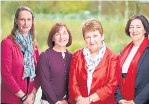  ?? Prof Mary O’Brien, Dr Katherine Knighting, Prof Barbara Jack and Prof Sally Spencer – funding will help them review respite care provision ??