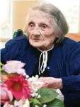  ?? Foto: Silvio Wyszengrad ?? Magdalena Krebs ist mit 106 Jahren die drittältes­te Augsburger­in. Auch die äl teste ist 106.