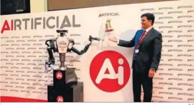  ?? M. G. ?? Airtificia­l debutó en Bolsa a finales de noviembre tras el toque de campana de un robot de inteligenc­ia artificial.