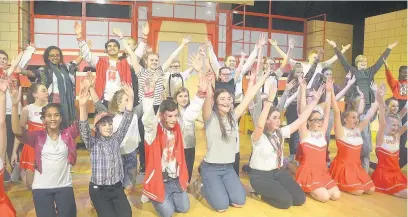  ??  ?? ●●Stockport Academy pupils star in High School Musical