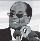  ??  ?? President Mugabe