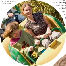  ??  ?? CYNTHIA NIXON AT DISNEYLAND WITH DAUGHTER SAMANTHA