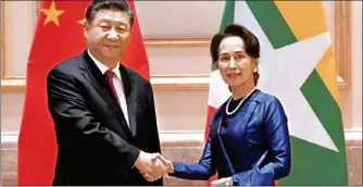  ??  ?? China’s recent signing of 33 Mous with Myanmar went virtually unnoticed due to the Coronaviru­s outbreak