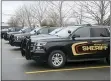  ?? JOSHUA WAGNER — MEDIANEWS GROUP ?? Madison County Sheriff’s vehicles