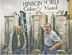  ??  ?? Hinson Ford meadmakers David Shiff and Dennis Kelly.