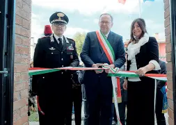  ?? (Biasioli) ?? Restyling a San Martino L’inaugurazi­one della caserma dell’arma