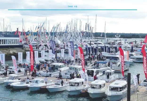  ?? MBY ?? ABOVE Enjoy the Southampto­n Boat Show for less with