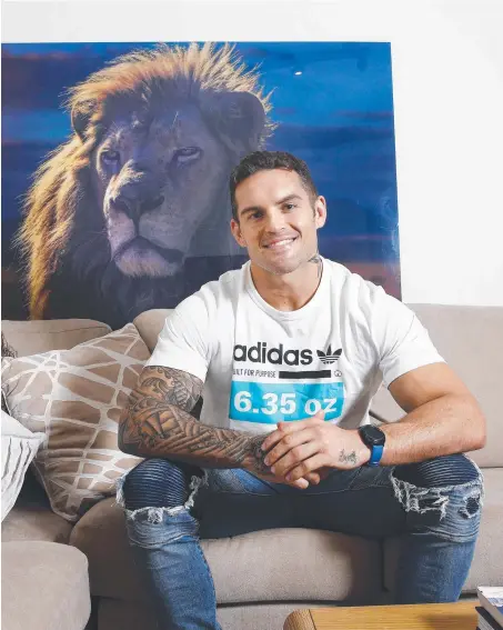  ?? Picture: JOHN APPLEYARD ?? Foundation-year Titan Daniel Conn is now a fitness and wellness advocate in Sydney.