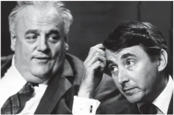  ??  ?? Confession: Cyril Smith with David Steel at the Liberal Party conference in 1983