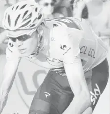  ??  ?? Chris Froome