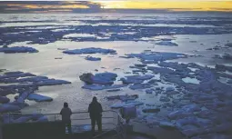  ?? DAVID GOLDMAN/THE ASSOCIATED PRESS ?? The 17-day adventure aboard the Ocean Endeavour also features stops at historical sites related to the ill-fated Franklin Expedition, including visits to the shipwrecks themselves.