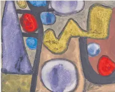  ?? FOTO: VERANSTALT­ER ?? Das Werk „Seltene Früchte“(1935) von Paul Klee