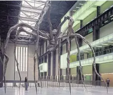  ?? Picture: PA. ?? Mamam by Louise Bourgeois will be in the Turbine Hall in May.