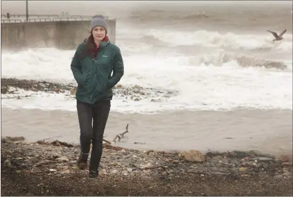  ??  ?? Melanie Croce executive director Seal Rescue Ireland pictured at Courtown south beach.