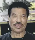  ??  ?? 0 Lionel Richie: ‘Looking forward to heading back to Scotland’