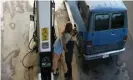  ?? Photograph: -/AFP/ Getty Images ?? A grab from CCTV footage shows murder victims Lucas Fowler, 23, and Chynna Deese, 24, at a gas station in Fort Nelson, British Columbia, on 13 July.