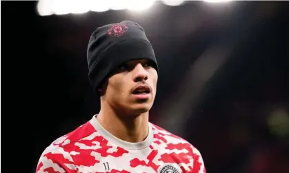  ?? Manchester United/Getty Images ?? Mason Greenwood pictured in January 2022, the month of his most recent Manchester United appearance. Photograph: Ash Donelon/