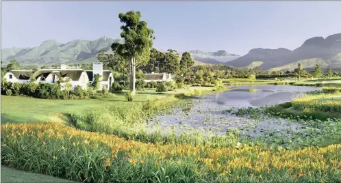  ??  ?? Fancourt on the Garden Route is one of the top 10 estate in South Africa ranked by New World Wealth.