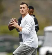  ?? SAN DIEGO UNION-TRIBUNE ?? Johnny Manziel expressed interest in playing in either the AAF or XFL after having his contract terminated by the Montreal Alouettes on Wednesday.