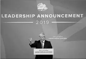  ??  ?? Boris Johnson speaks after being announced as Britain’s next Prime Minister at The Queen Elizabeth II centre in London. (Photo: Reuters)