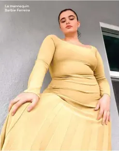  ??  ?? La mannequin Barbie Ferreira