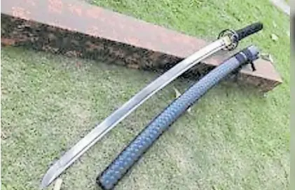  ?? ?? Tradición milenaria. La katana que usó el asesino, de origen samurai, forma parte de la cultura japonesa.