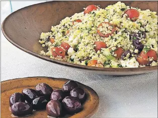  ?? AP PHOTO ?? A Greek tabbouleh salad in New Yorkfrom a recipe by Katie Workman.