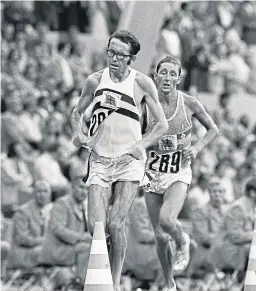  ??  ?? Donald Macgregor taking part in the 1972 Munich Olympics.