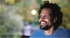  ?? Ross Gay ?? Poet Ross Gay, who lives in Bloomingto­n, Ind., won a PEN America Literary Award for “Be Holding: A Poem.”